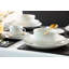 Brandine 36 Piece Porcelain China Dinnerware Set, Service for 6