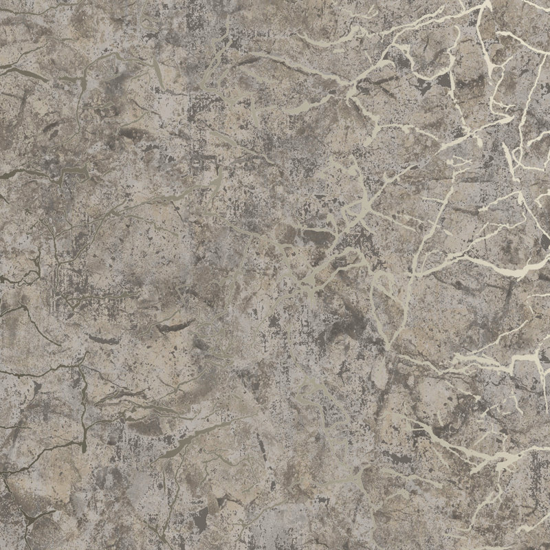 Rouleau de papier peint L 33 pi x l 20,5 po Grimbald, Taupe