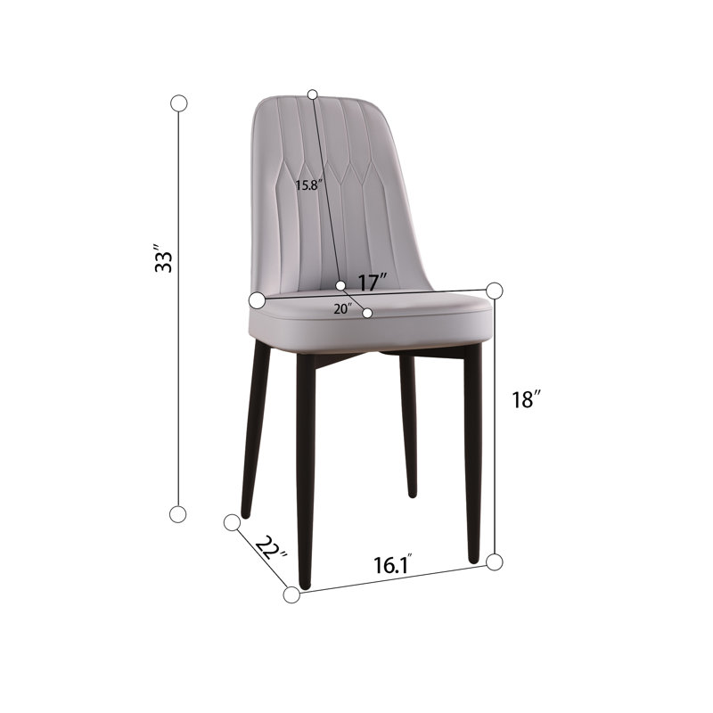 Table de salle à manger extensible rectangulaire avec 4 chaises rembourrées en polyuréthane, pour 4 à 6 personnes, style industriel moderne, gris
