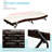 Outdoor Chaise Lounge, 5 Position Adjustable, Cushioned Seat, Pe Pool Chair, 78.75" X 28" 35", Coffee Comfortable Poolside Adjustable And Cushion, Patio,