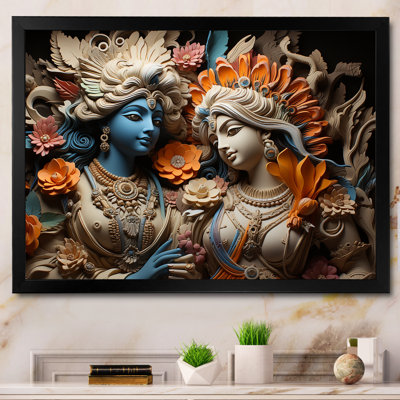 L'hindouisme krishna kaki dieux - impressions sur toile de l'hindouisme