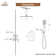 Complete Shower System with Rough in-Valve
