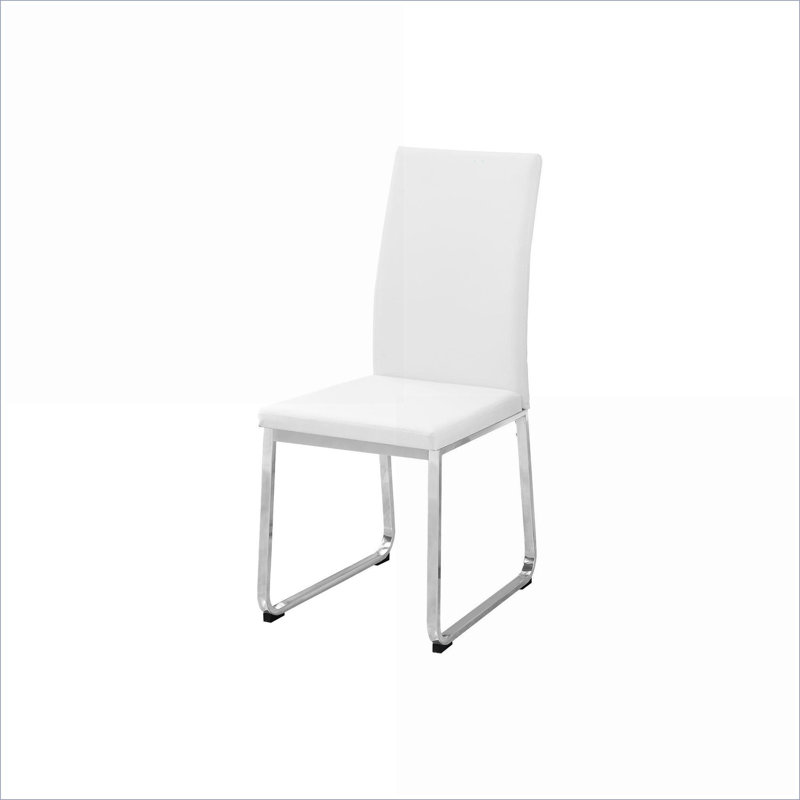 Ensemble de 2 chaises d'appoint rembourrées, aspect cuir noir, structure en métal noir, sièges modernes et contemporains pour la salle à manger de cuisine pour adultes