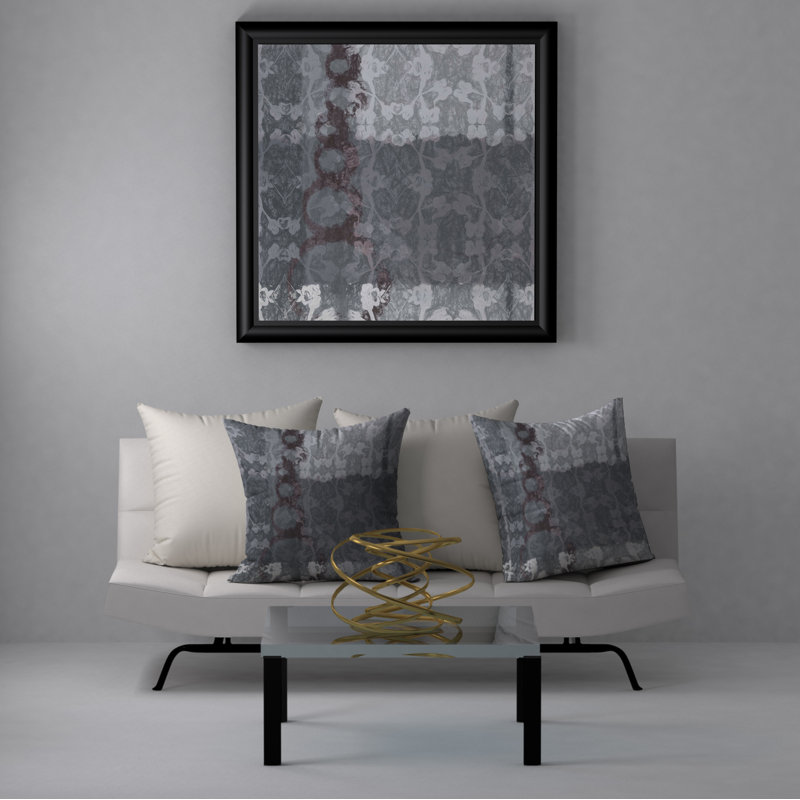 Housse de coussin carrée/insert, 18 po x 18 po