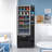 Refrigerated Snack Vending Machine with 36 Slots with Bill and Coin Acceptor in Black (KM-VMR-30-BC)
