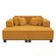 Chaise longue rembourrée avec 4 coussins-2095375241