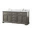 Meuble-lavabo double avec plateau en pierre artificielle Currahee-2099547473