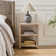 Boatwright Grass Rope End Table with Two Open Shelves