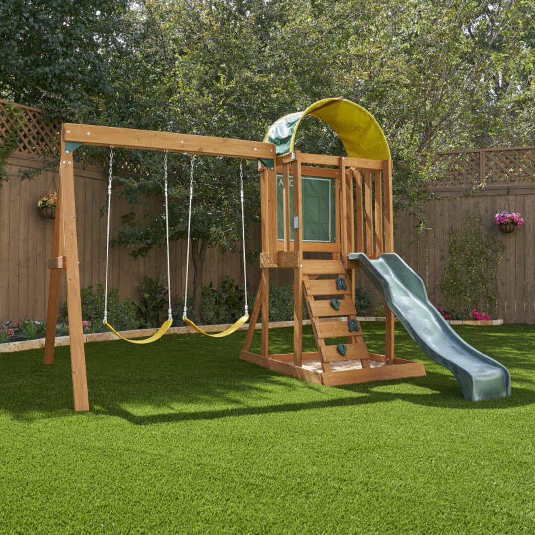 Ainsley Climbing Frame brown,green