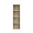 41.81 In. Tall Natural Oak Wood 4-Shelf Etagere Bookcase-255520429-255520418