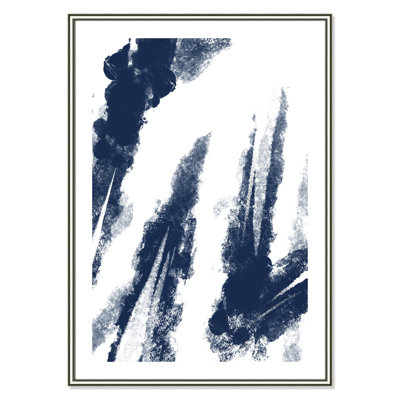 Ferne "Navy Striking Seams 2" Print