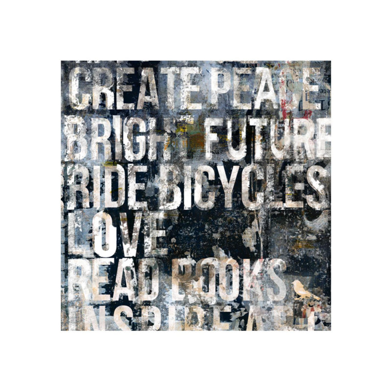 Bucket List I Print by Austin Beiv, Knife Gel, 36" H x 36" W x 1.5" D