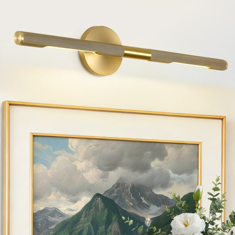 Lampe pour tableau 30 po à fixation murale 30 °, Cuivre