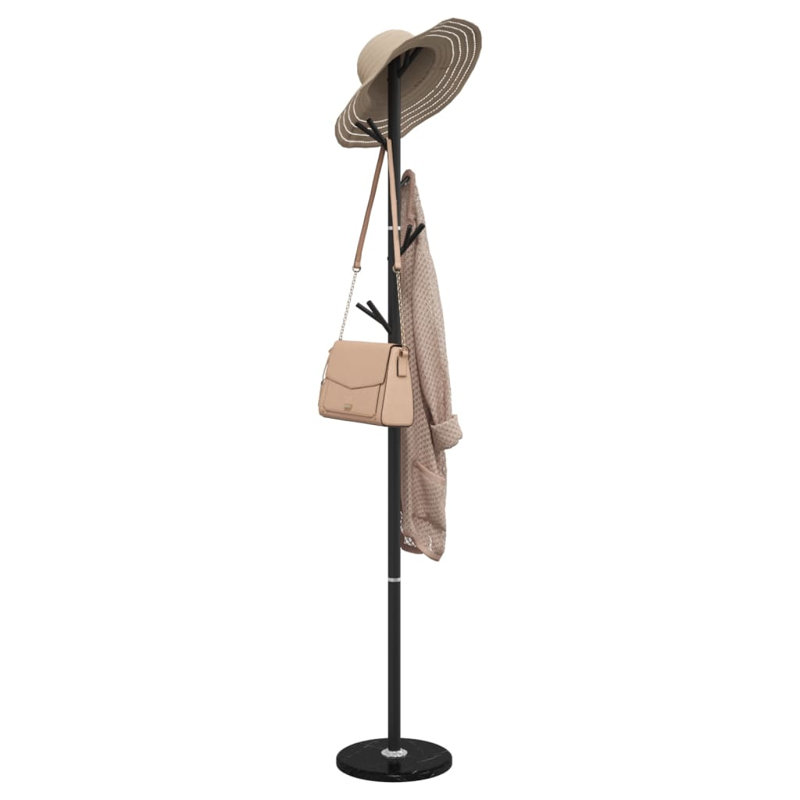Niva Iron Freestanding Coat Rack, Black