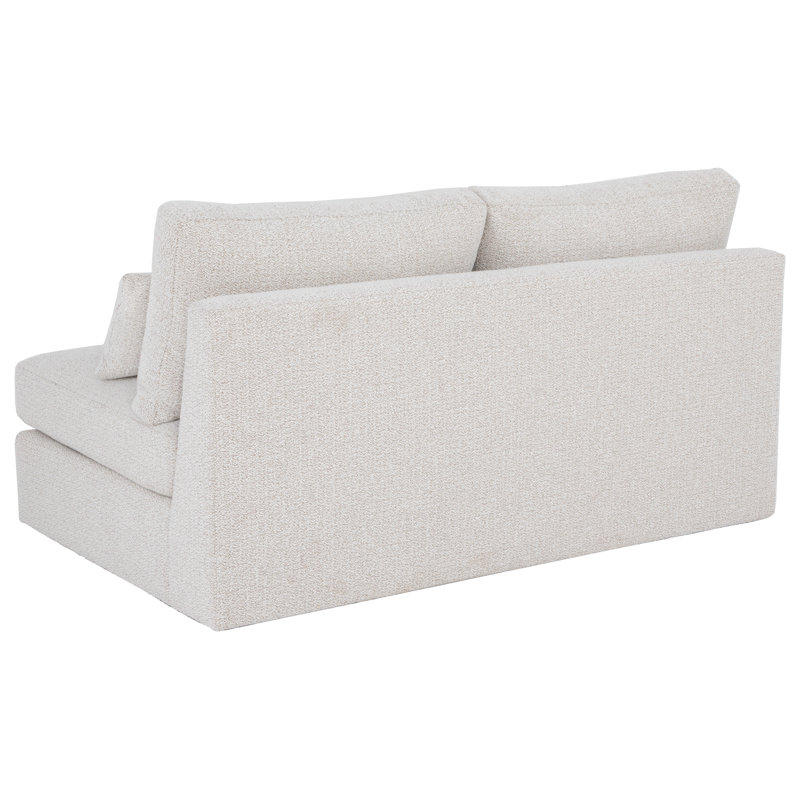 Banks Armless Loveseat, Pewter (9953 65)