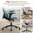 Criss Cross Swivel Office Desk Chair With Flip-Up Armrests And Lumbar Pillow-229889134