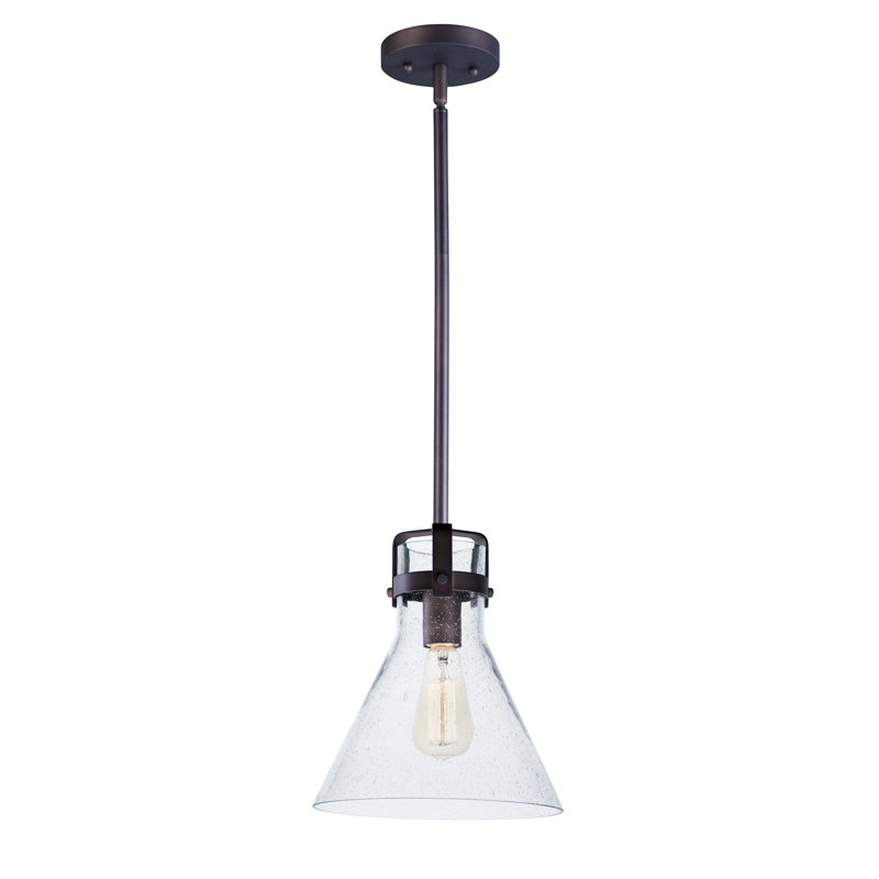 Luminaire suspendu 1 lumière Mirri, Bronze huilé