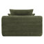Chaises longues intérieures à compression, canapé-lit moderne vert moelleux pour la maison