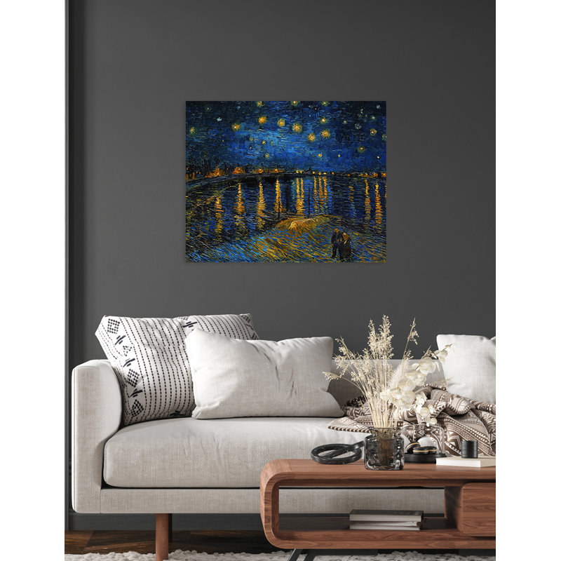 Décoration murale en toile pour salon, chambre à coucher Vincent Van Gogh, Toile tendue, H 24 po x l 30 po