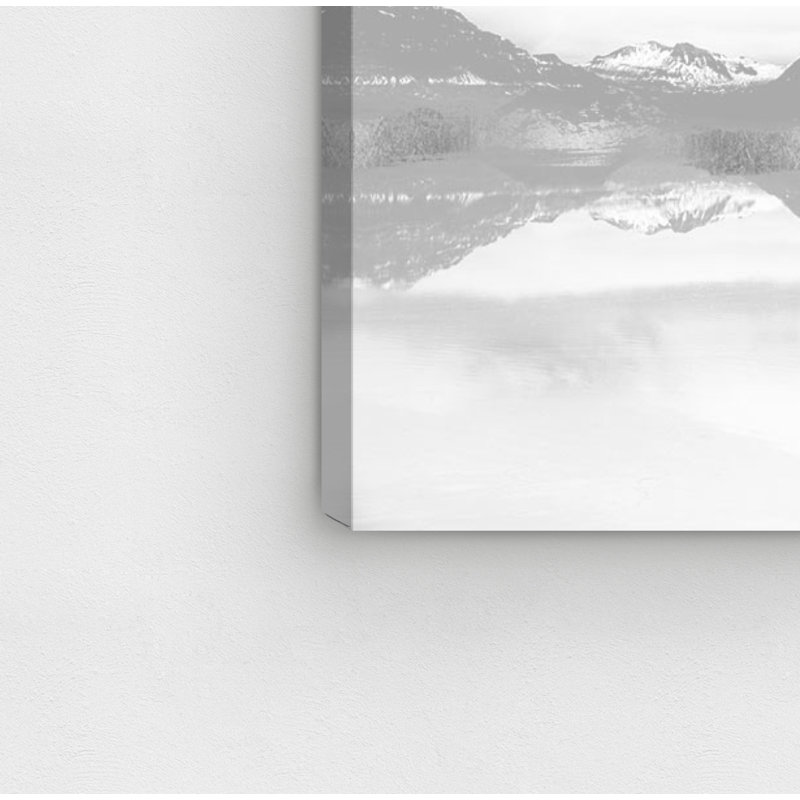 «Abstract Landscape Stood Still and Wondered Mountains», impression sur toile tendue, H 16 po x l 24 po, Toile tendue