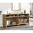 Set Of 2 Large End Table ,Tall Side Table With 2 Storages For Living Room, Farmhouse TV Stand With Storage Shelf, 37"-2043548873