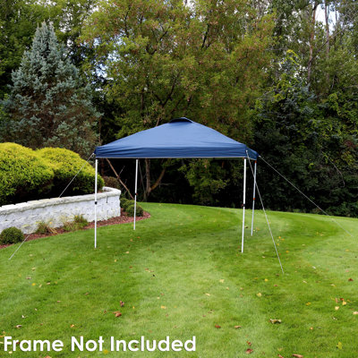 SunnyDaze Decor 10' x 10' Canopy Shade Fabric Replacement Roof Cover - Blue
