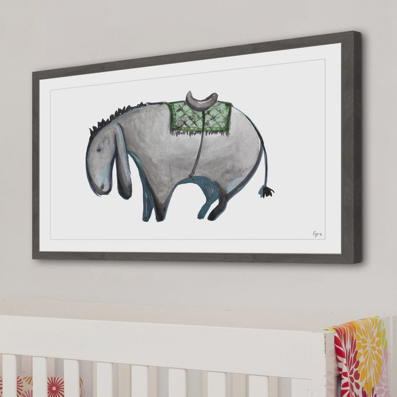 «El Burro», reproduction encadrée, H 16 po x l 24 po x P 1,5 po