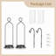 Ensemble de 2 appliques pour bougie-132943278