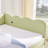 Full Size Cozy Gingham Daybed With Twin Size Trundle  No Box Spring Needed, With USB Port And Adorable Wave Shaped, Linen Fabric-678995101