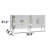 70.9'' Mirrorred Modern Console Table