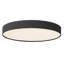 Rynn 7-in Black dimmable LED Flush Mount-695043495
