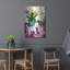 Art mural en métal «White Kitty and Flowers» par Holly McGee par Red Barrel Studio®-1586660365