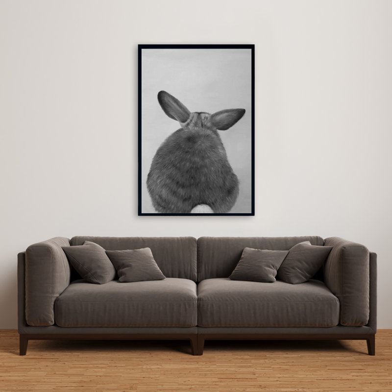 " Little Rabbit From Behind ", 36" H x 24" W