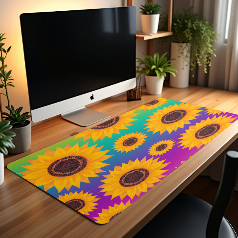 Polyester Desk Pad, 31.5x15.5