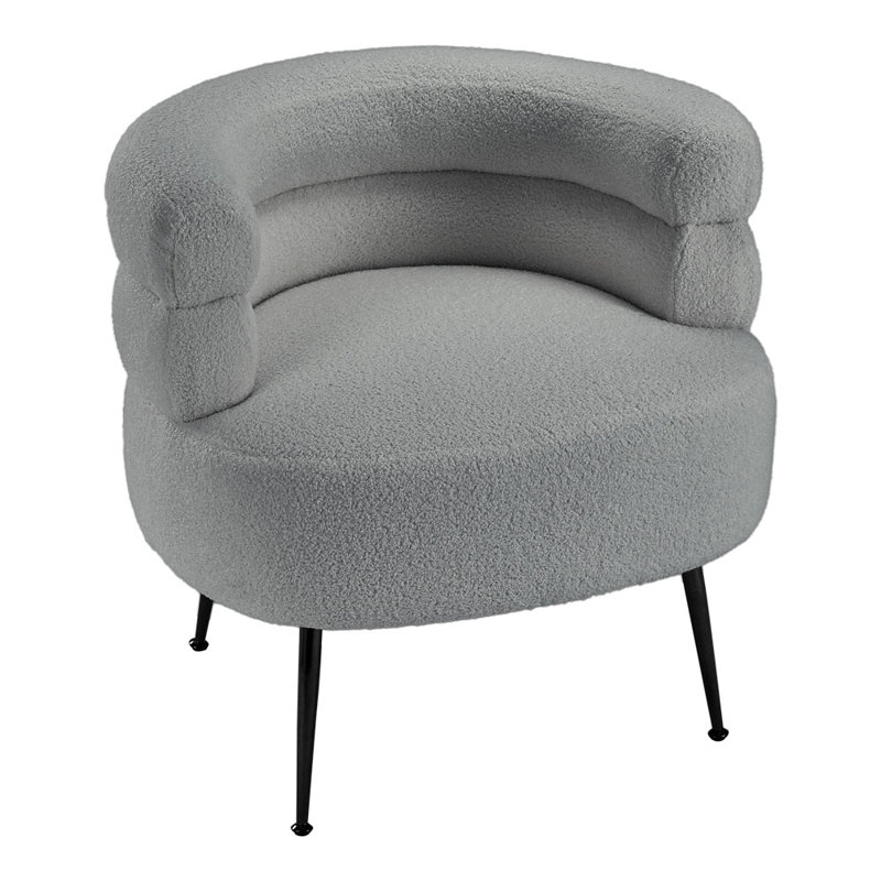 Teddy Hair Sofa, Black, Grey