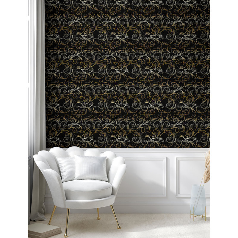 Torrick Roll, Bleu foncé / gris / ambre, L 100 po x l 13 po