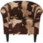 Fauteuil demi-tonneau en polyester de 30,5 po de largeur Notasulga
