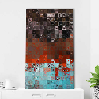"Exode 33:14, marche paisible avec Dieu (carré)" par Mark Lawrence, reproduction sur acrylique