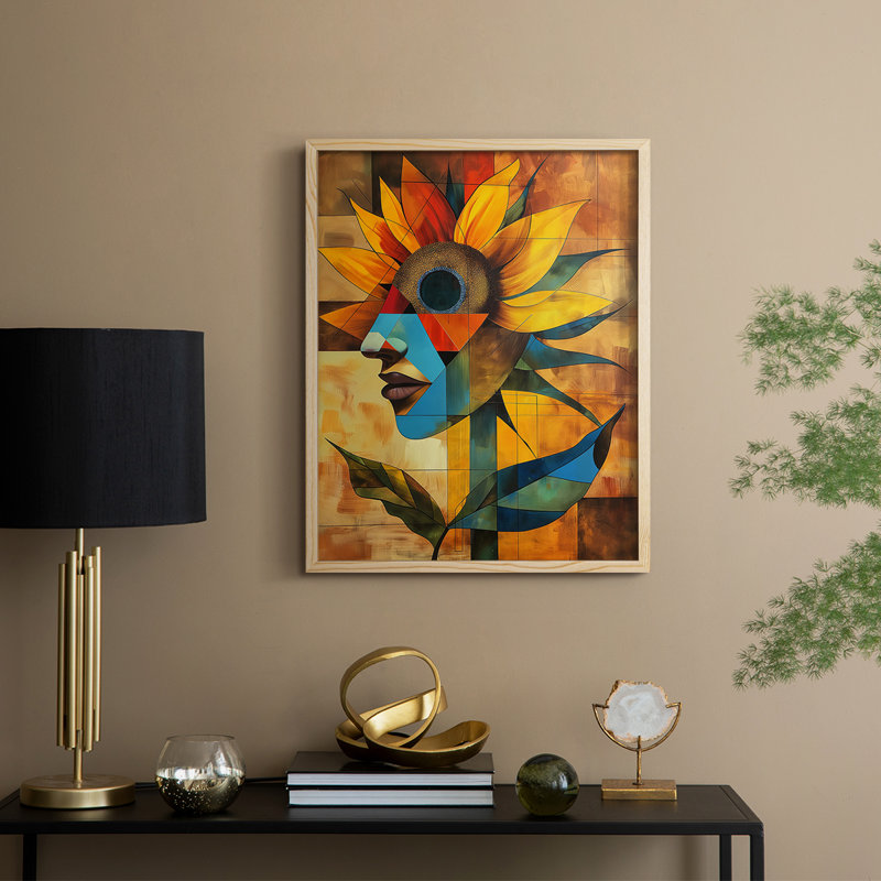 «FLORAL Series CDLxxxvii», reproduction encadrée - bois massif, H 30 po x l 24 po