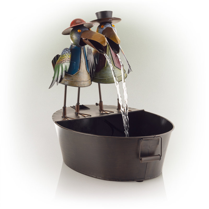 Outdoor Metal Floor Fountain