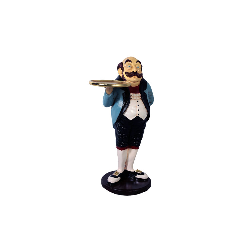 Petite statue royale de majordome