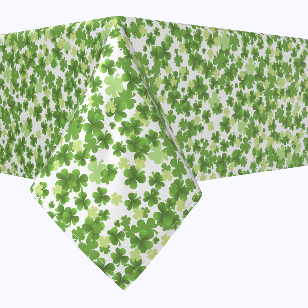Rockcale Floral St. Patrick's Day Tablecloth The Holiday Aisle® 