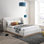 Lit en tissu Earley Boucle