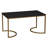 Halfmoon Coffee Table in Black Oak and Gold Iron-2110301479