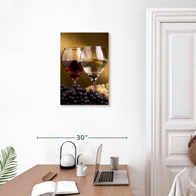 Yarlin Red And White Wine Grapes, 24" H x 16" W