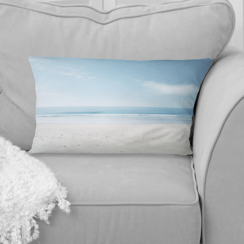 Coussin Minimalisme Beachside Serenity - Coastal Beach