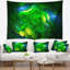 Tapisserie vert fleur mystical floral-28505913