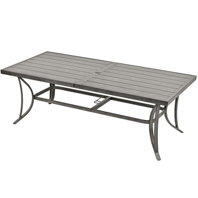 Jeitt Aluminum Dining Table by Red Barrel Studio