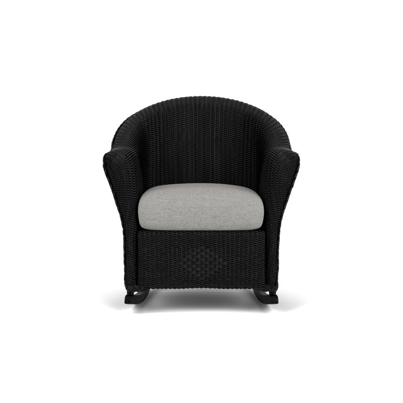 Reflections Outdoor Rocker Chair, Demo Stone, Ebony