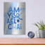 Art mural en métal Trinx «Am Yisrael Chai» par Linda Woods
